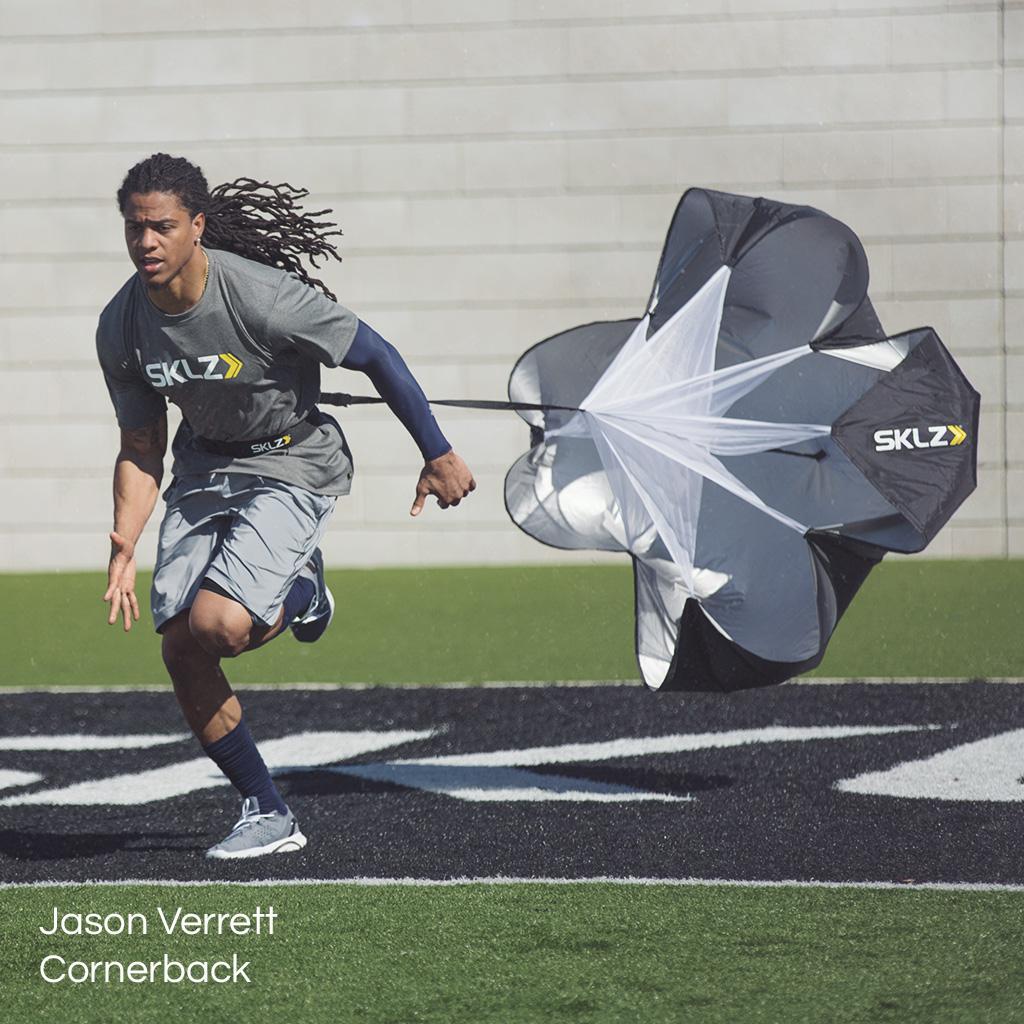 SKLZ Speed Resistance Training Parachute with Free SKLZ Carry Bag Football Sleds