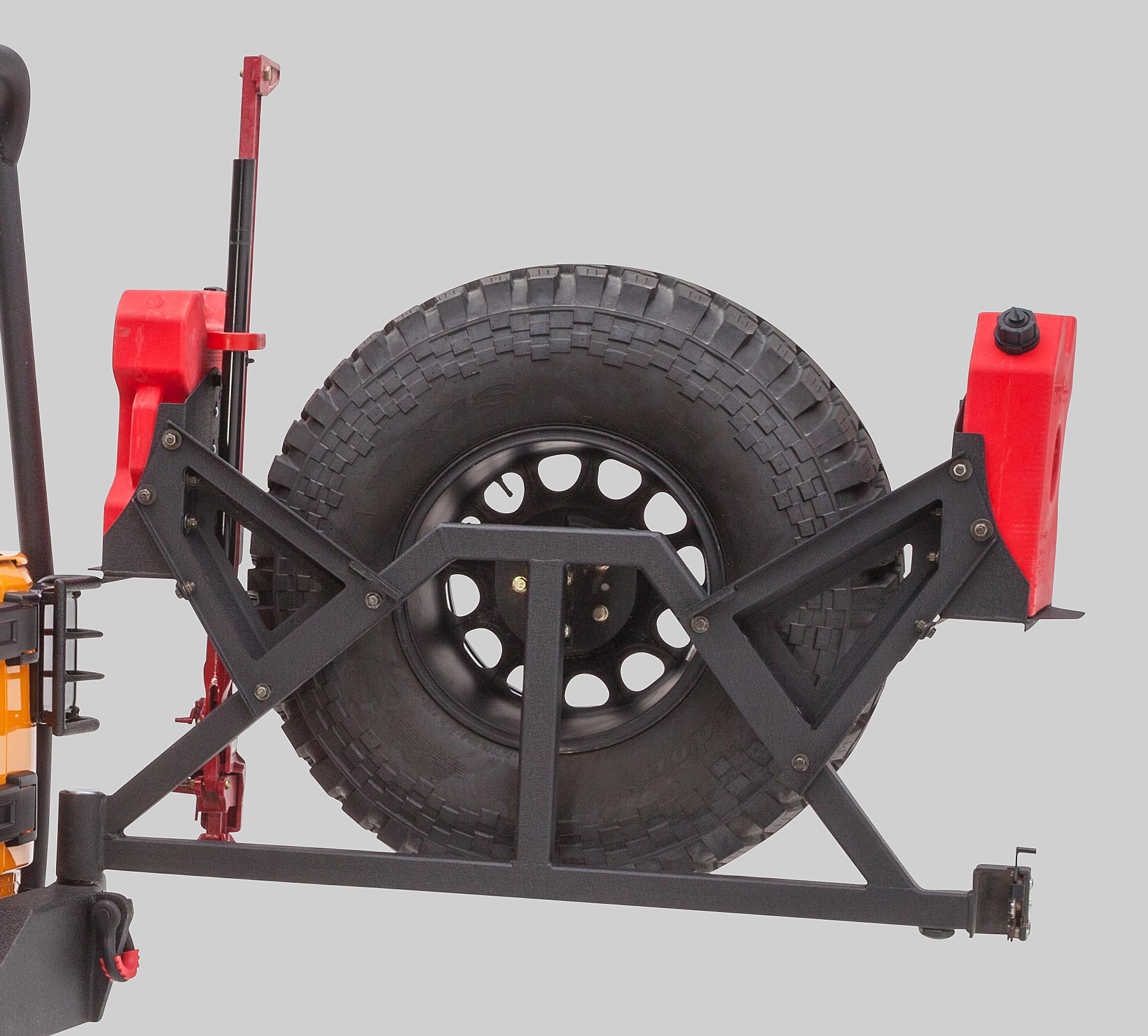 Body Armor 4x4 (5295) Black Steel Swing Arm Tire Carrier