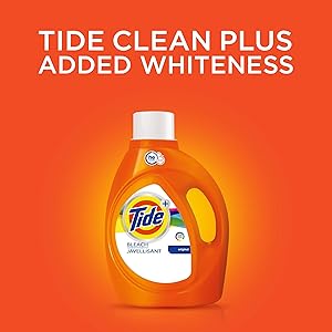 Tide Plus Bleach Alternative Original Scent HE Turbo Clean Liquid Laundry Detergent; added whiteness
