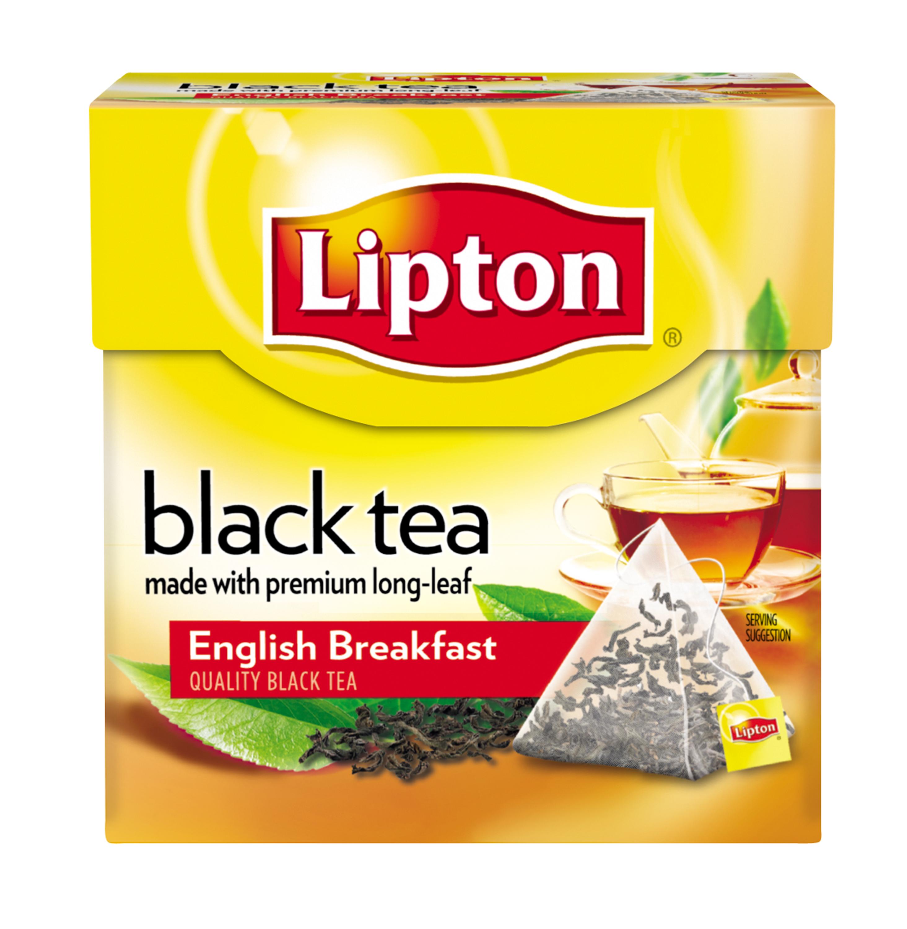 Lipton Black Tea Pyramids, English Breakfast 18 Count