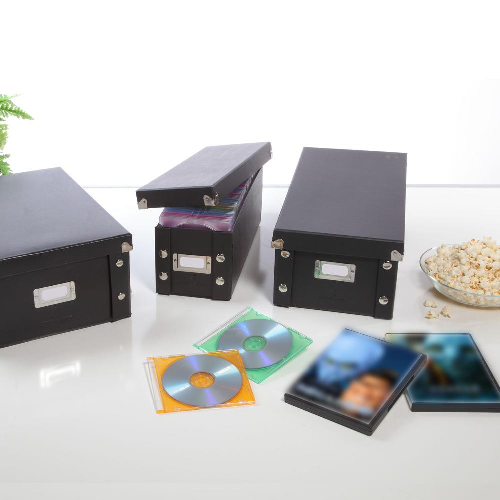 SnapNStore CD Storage Box, 13.25 x 5.125 x 5.125 Inches