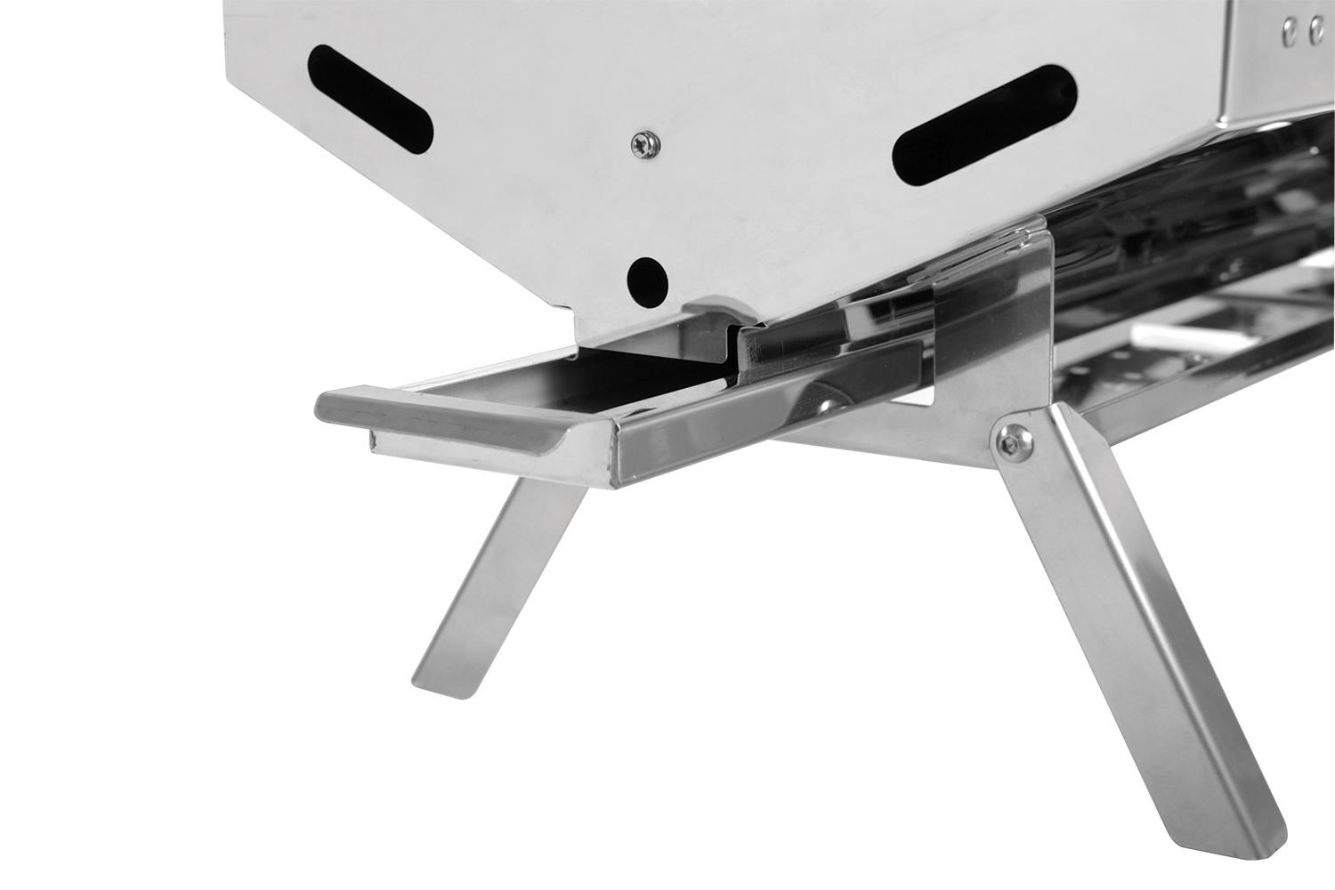 Camco RV Olympian Stainless Steel Portable Low Pressure Grill Motorhome