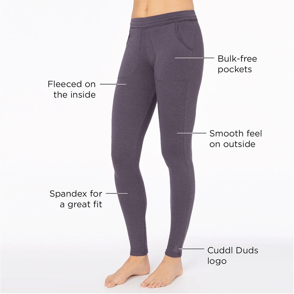 Cuddl Duds Women's Comfortwear Thermal Legging at Amazon Women’s