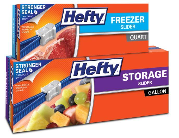 Hefty Slider Freezer Bags, Quart, 35 Count (Pack of 9) Health & Personal Care