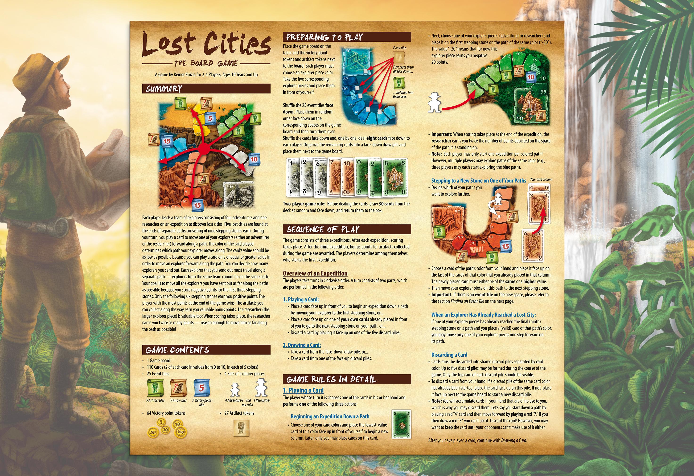 Lost Cities The Board Game Toys & Games