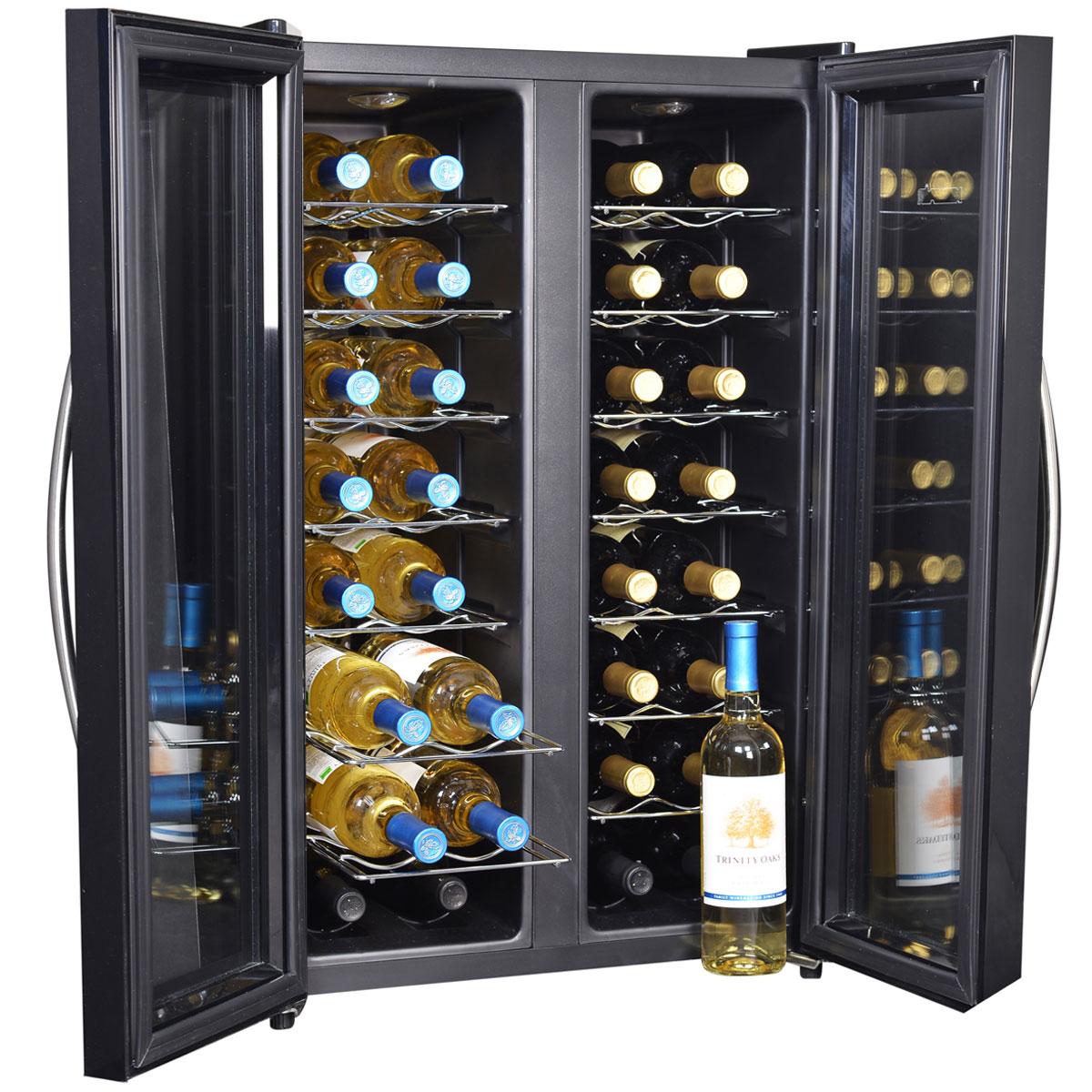 NewAir AW320ED 32Bottle Dual Zone Thermoelectric Wine Cooler Appliances