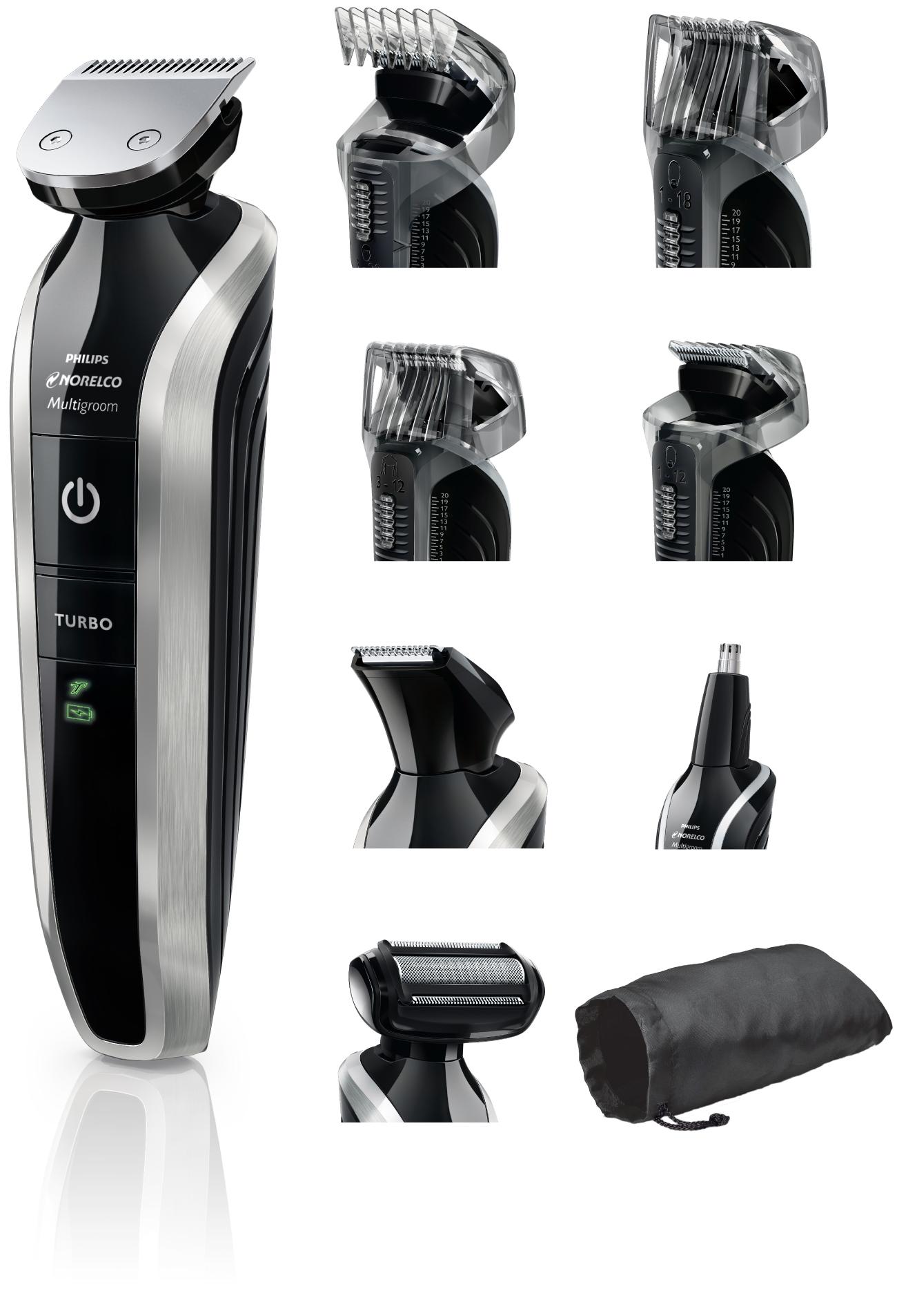 Philips Norelco Multigroom Series 7100, 8 attachments