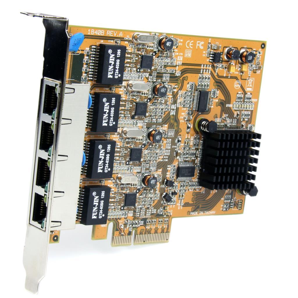 4 Port PCI Express PCIe Gigabit NIC