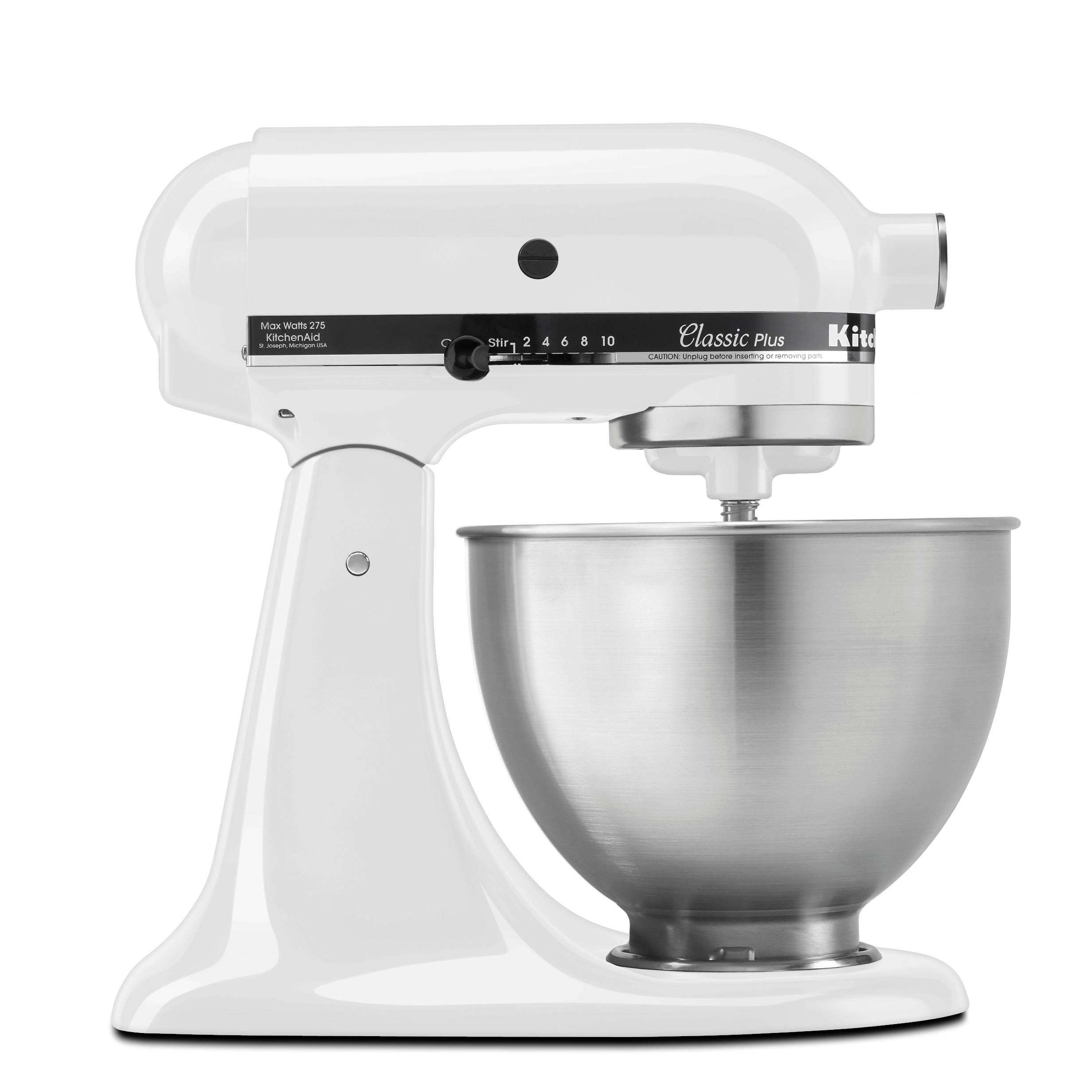 KitchenAid KSM75WH 4.5Qt. Classic Plus Stand Mixer White