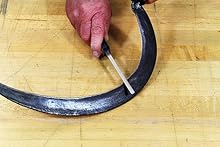 DMT Crystal Saver as a Half Round File Sharpening Sythe