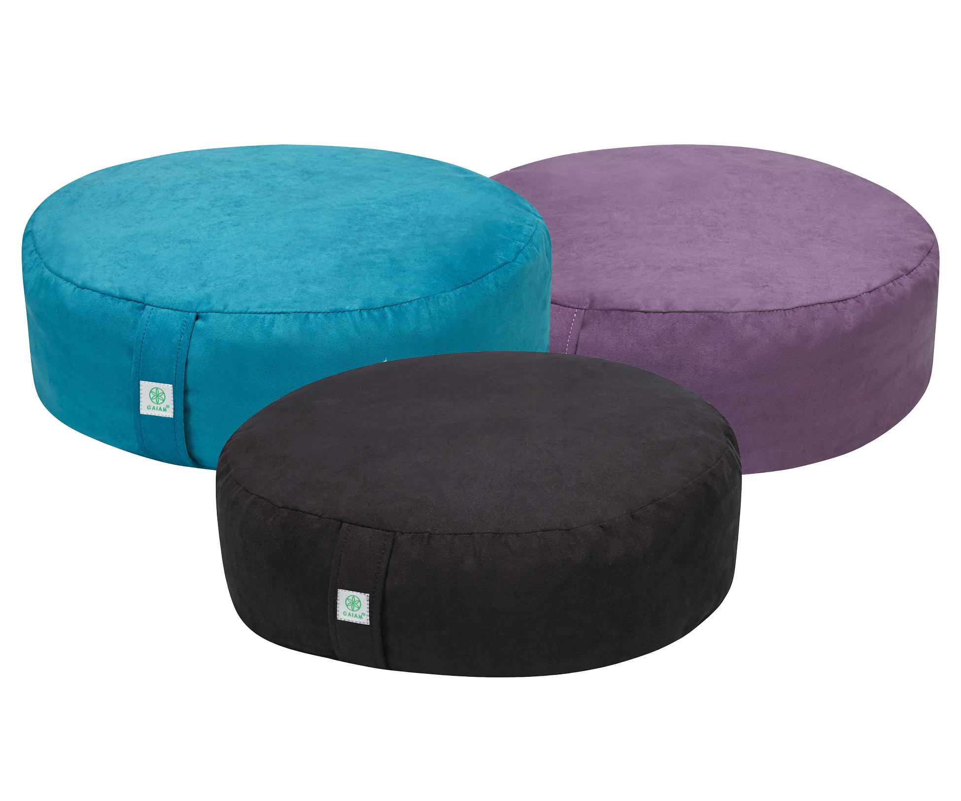 Gaiam Zafu Meditation Cushion, Black Sports & Outdoors