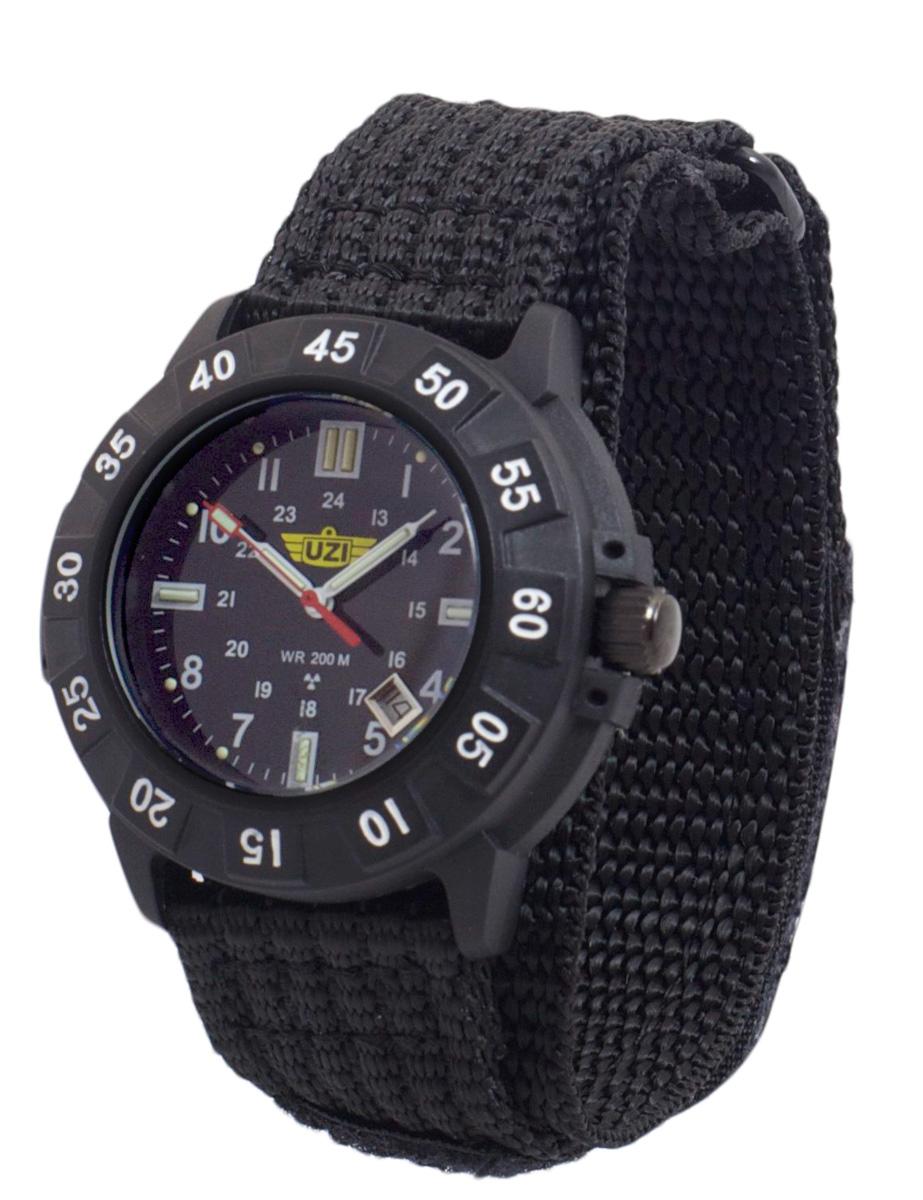 Uzi Men's Uzi001N The Protector Tritium H3 Black Nylon
