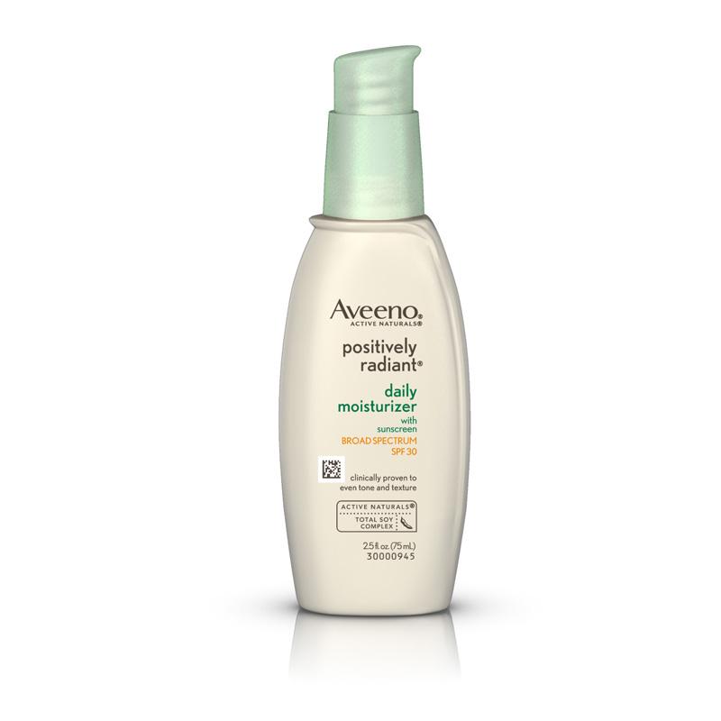 Aveeno Active Naturals Positively Radiant Daily Moisturizer, SPF 30, 2.5 Ounce Beauty