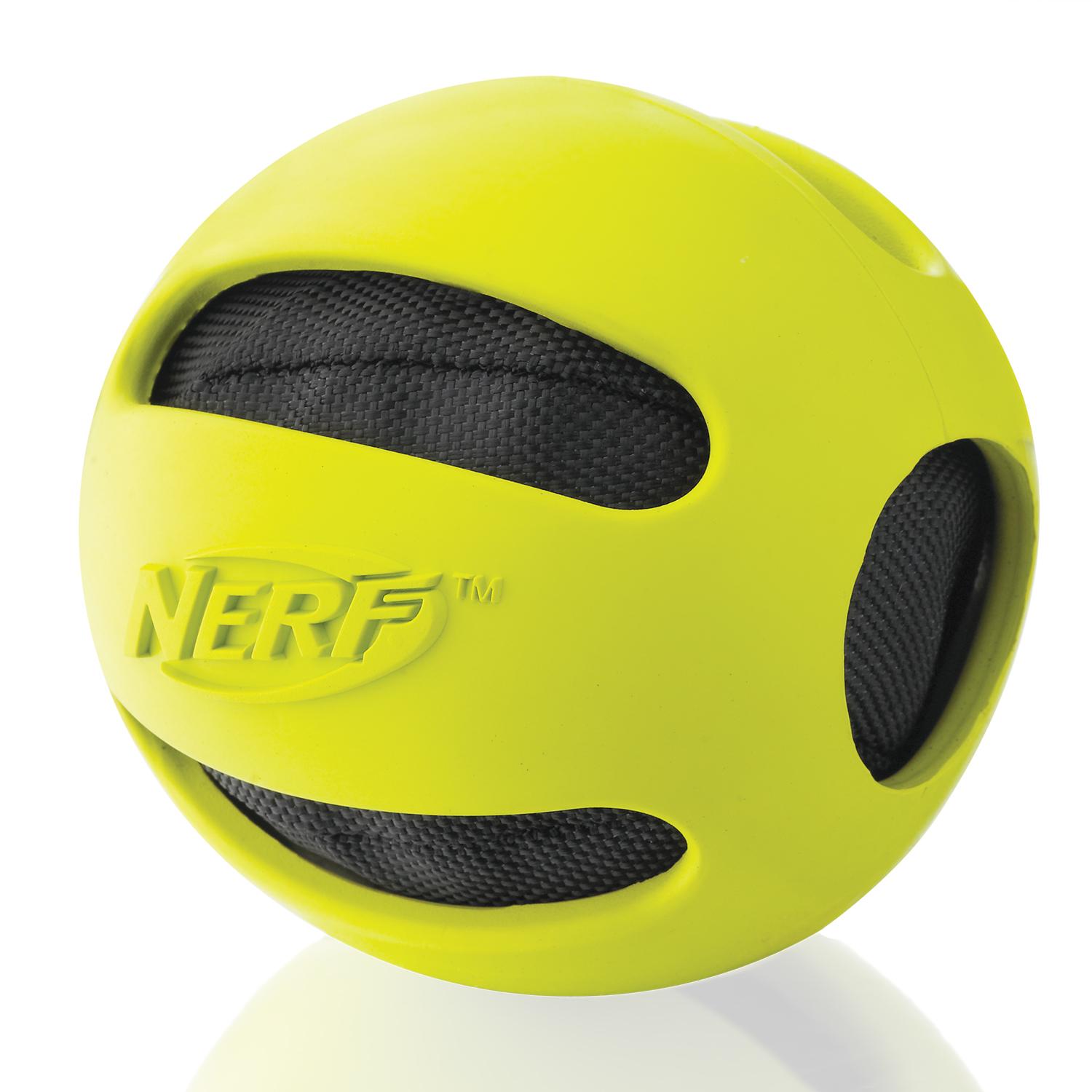 Pet Supplies Pet Toy Balls Nerf Dog Crunch and Squeak Rubber Ball