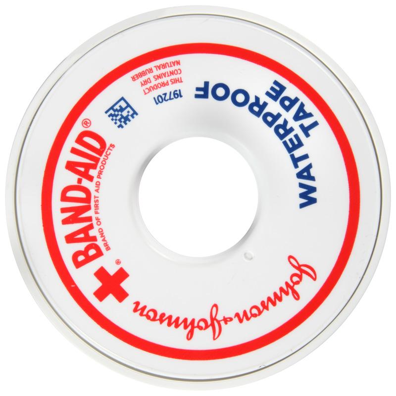 BandAid Waterproof Tape, 1 in X 10 yd (Pack of 6) Health