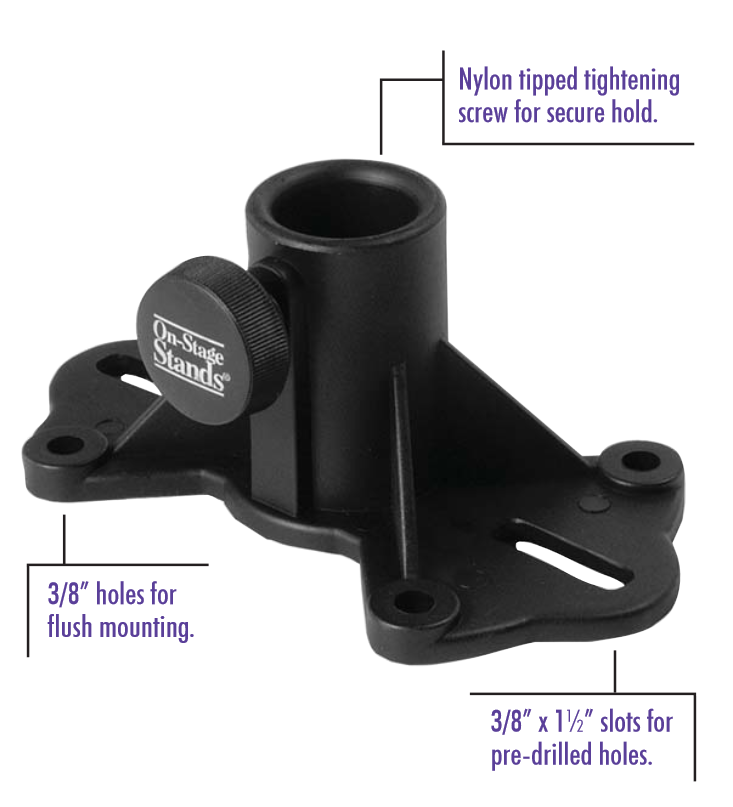 On Stage EB9760 Exterior Speaker Mounting