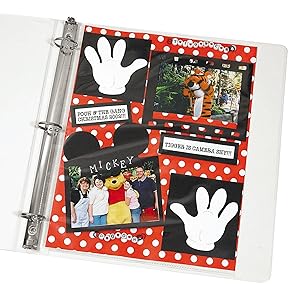 Memory Book 8-1/2&rdquo; x 11&rdquo; Scrapbook Page Protectors