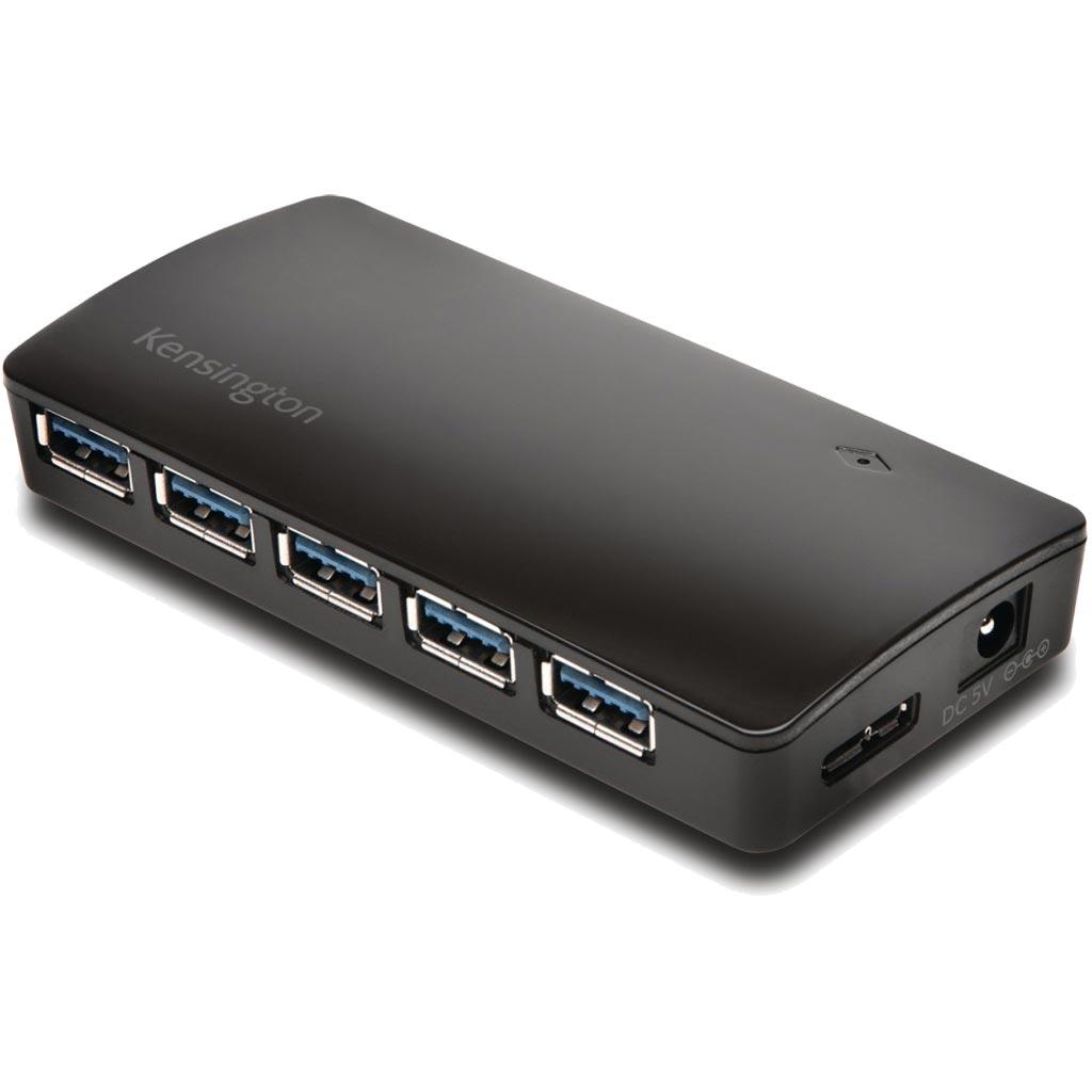 Kensington UH7000C 7 Port Powered USB Hub 3.0 with 20W/4Amp
