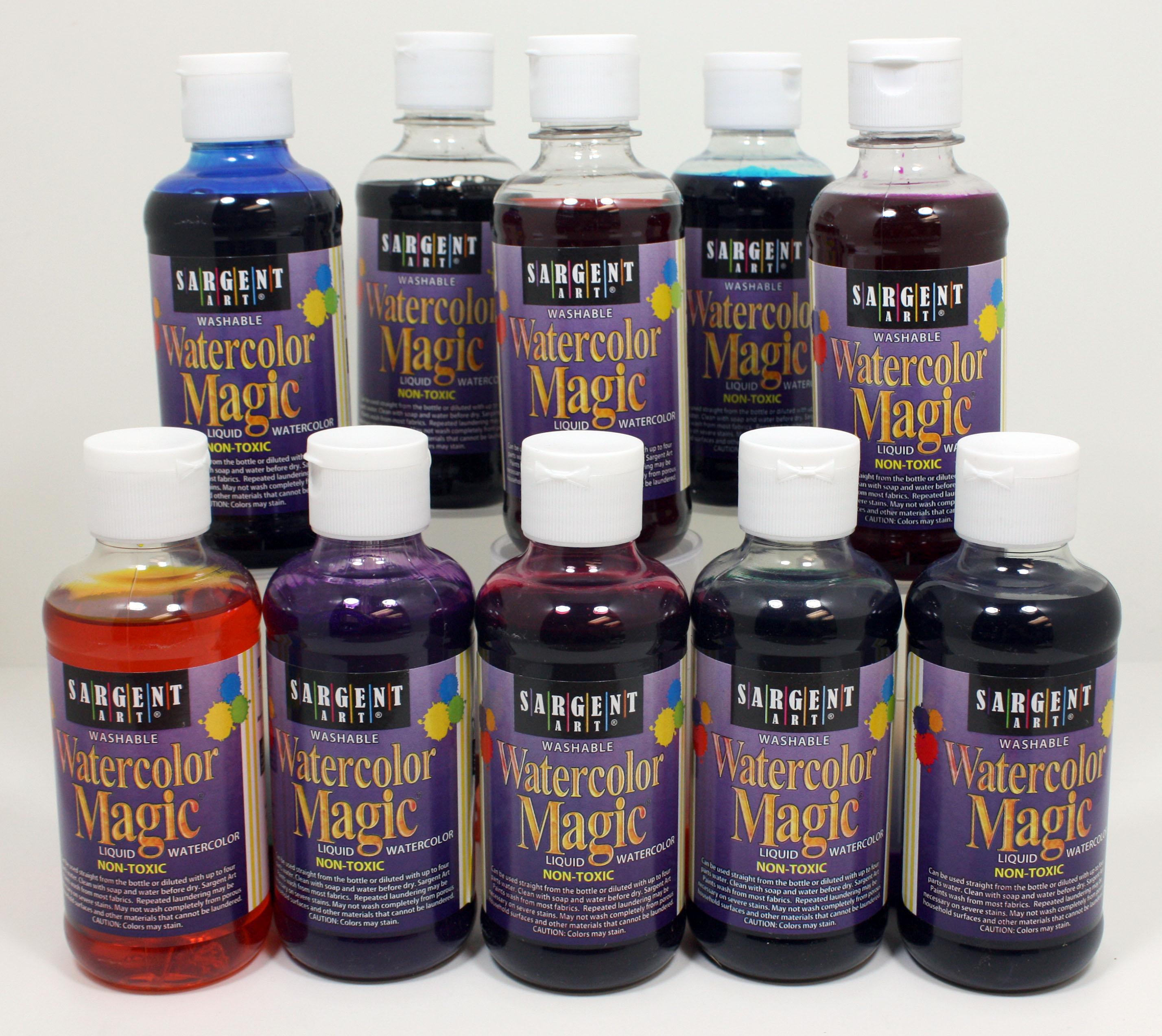 Sargent Art 226010 10Count 8Ounce Watercolor Magic Set