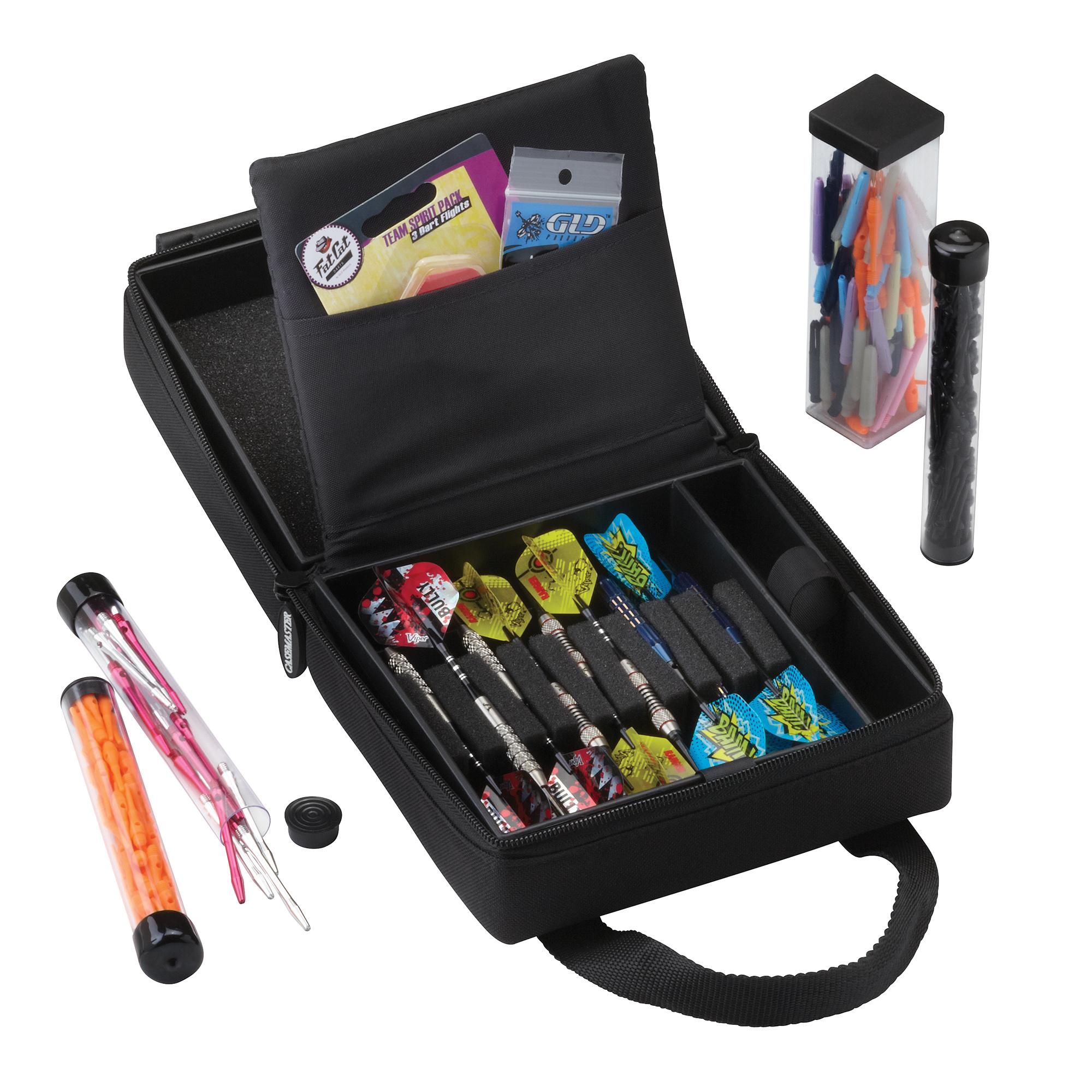 Casemaster Elite 9 Dart Nylon Case, Black Dart Carrying
