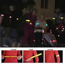 reflective, snap band, pop band, armband, legband, leg band