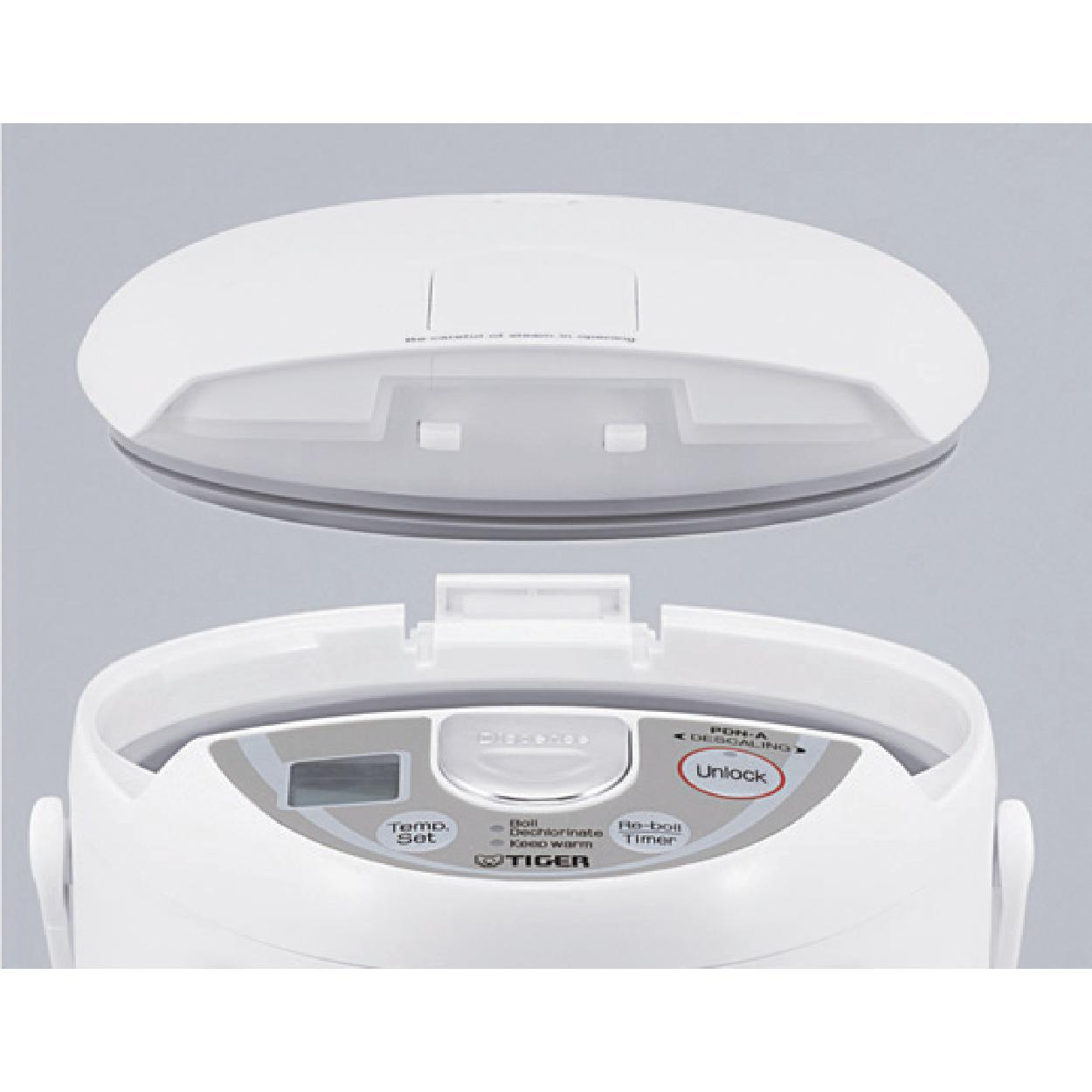 Tiger PDNA30UW Electric Water Boiler and Warmer, White, 3