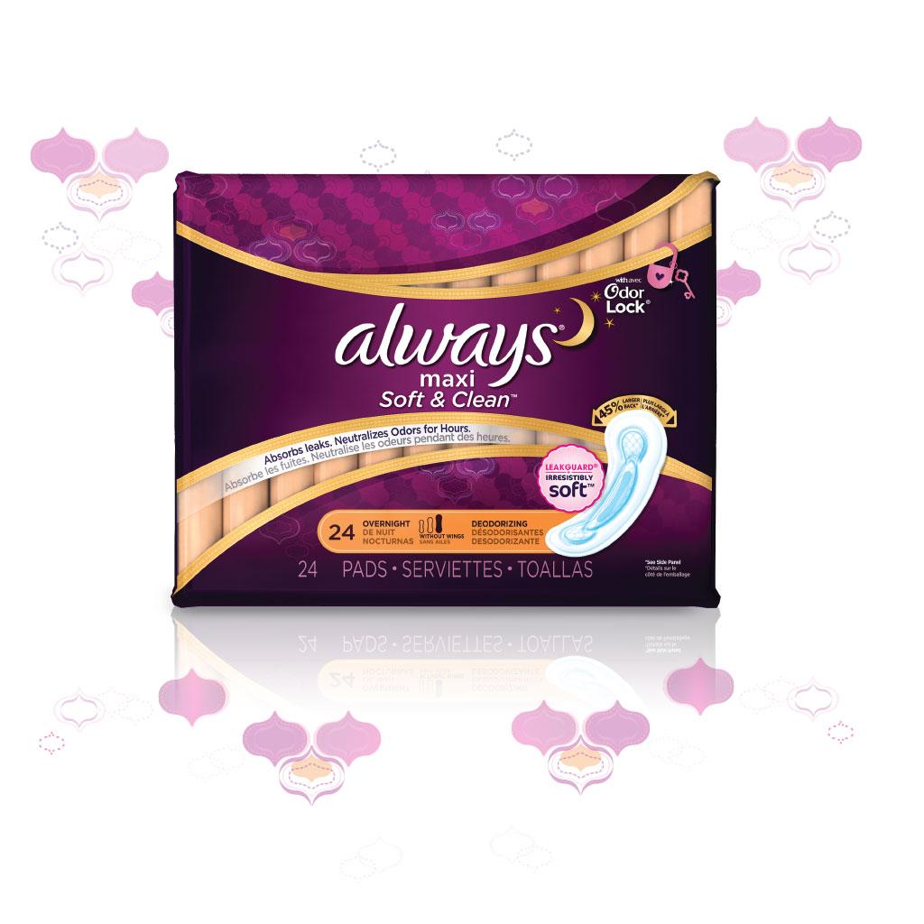 Always Maxi Soft & Clean With OdorLock Regular Without