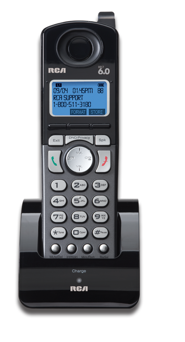 Amazon.com: RCA 25055RE1 Dect_6.0 1-Handset 2-Line Landline ...