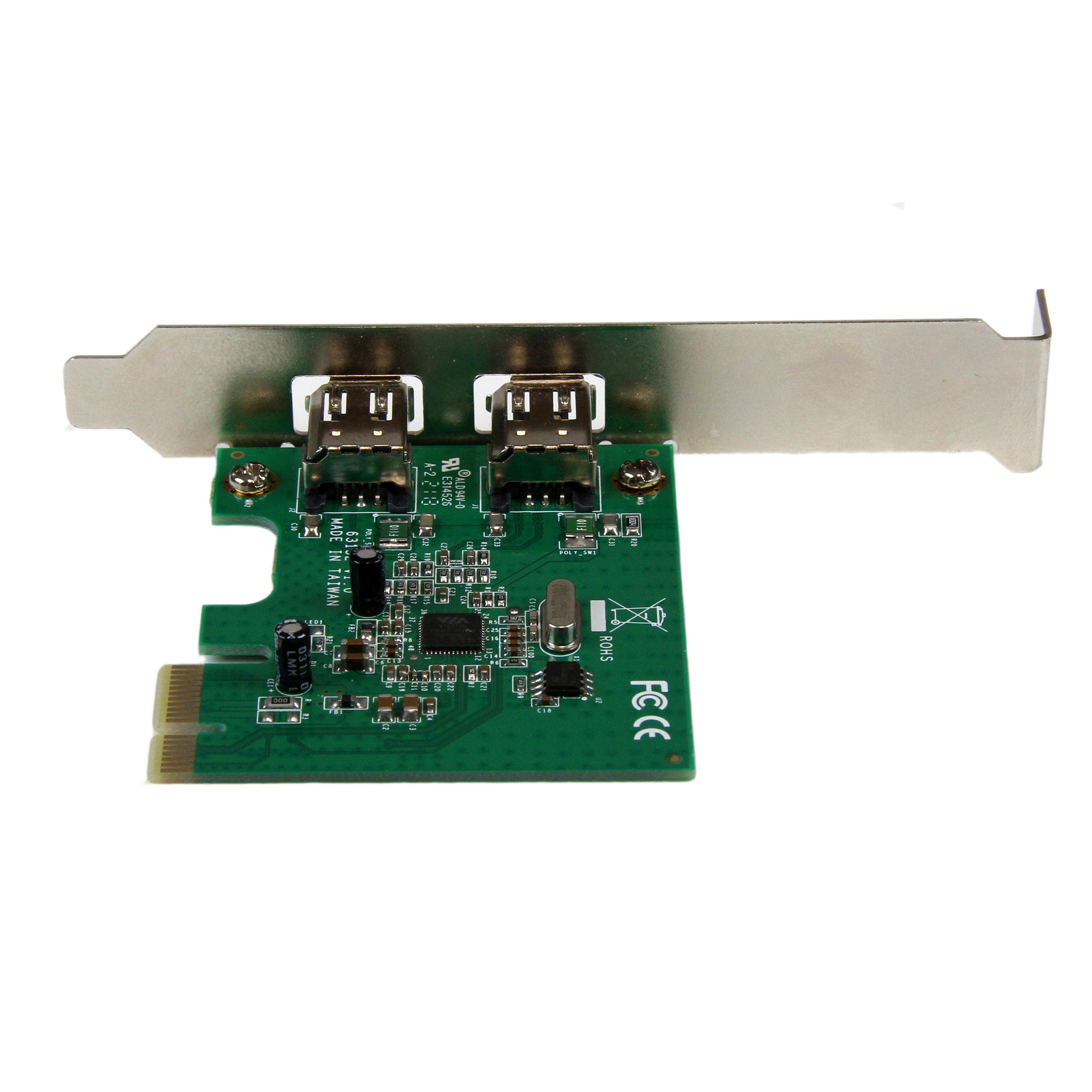 Amazon.com: StarTech.com Dual Port 1394a PCI Express FireWire Card ...