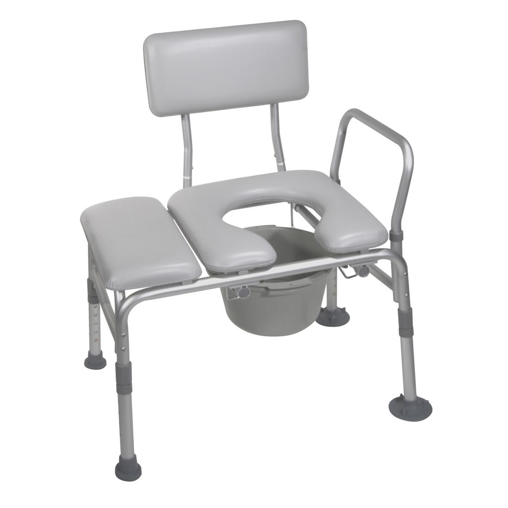 Drive Medical Combination Padded Seat Transfer Bench with