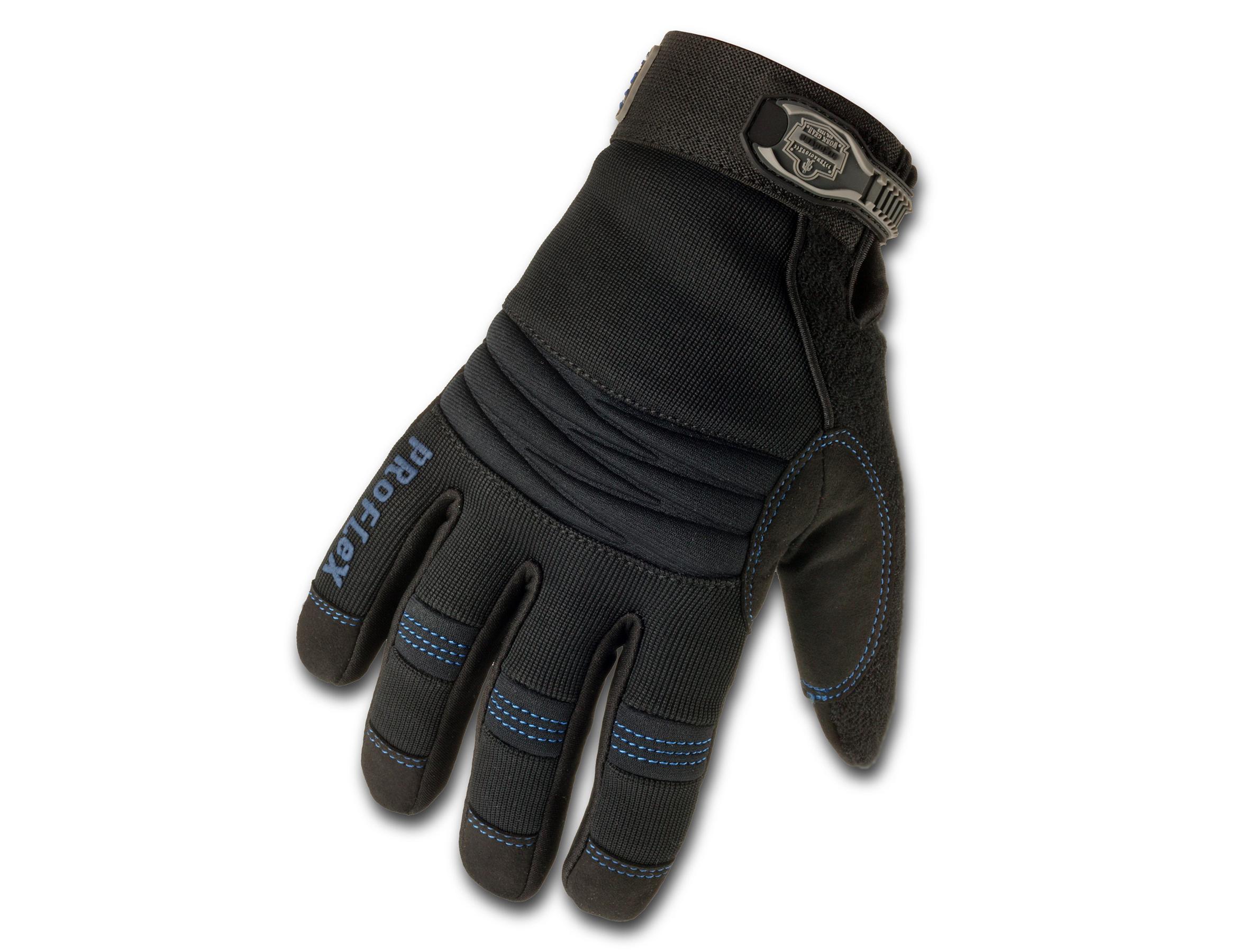 ProFlex 818WP Thermal Waterproof Utility Glove, Black, Large Work