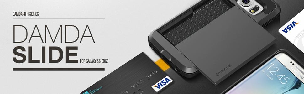Galaxy S6 Edge Wallet Case, Verus Damda Slide Series