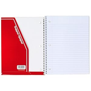 Notebook Trapper Keeper 1 Subject 70 Sheets wide-ruled Mead