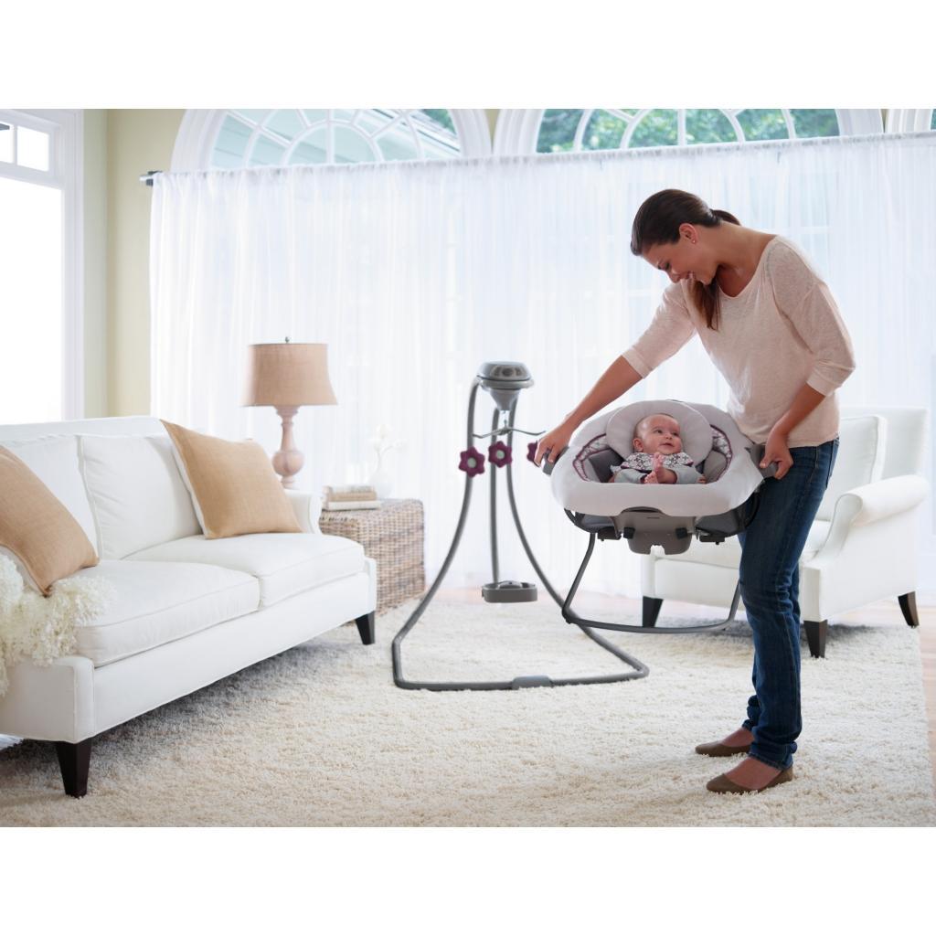 Graco DuetConnect LX Swing + Bouncer, Finley Stationary