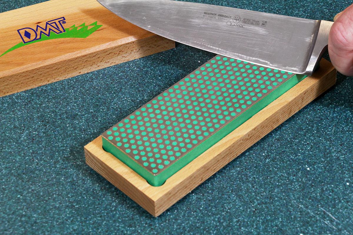 DMT W6EFC Three 6Inch Diamond Whetstone Models in Hard Wood Box