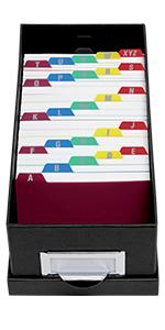 Oxford Tabbed Index Card Guides