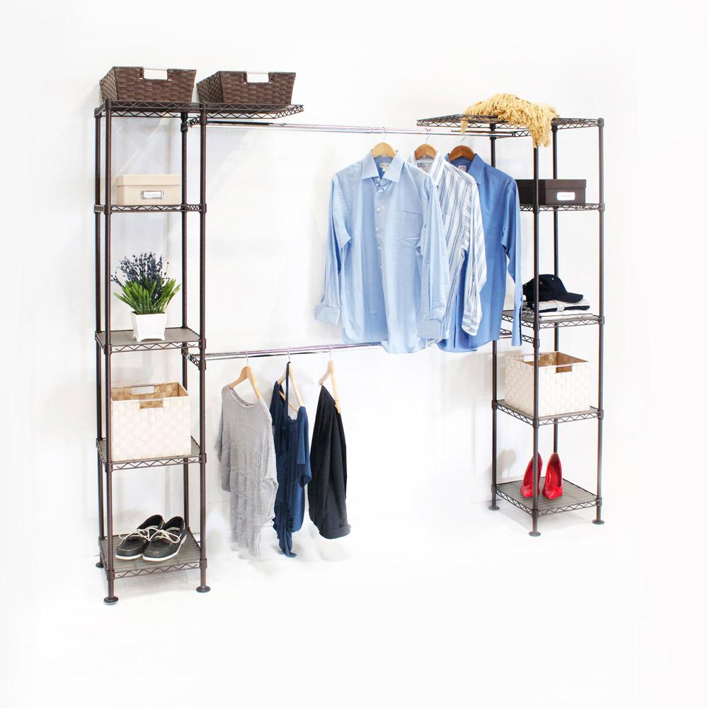 Seville Classics Expandable Closet Organizer System