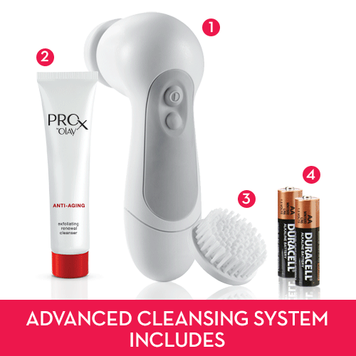 Olay ProX Advanced Cleansing System with Facial Brush Beauty