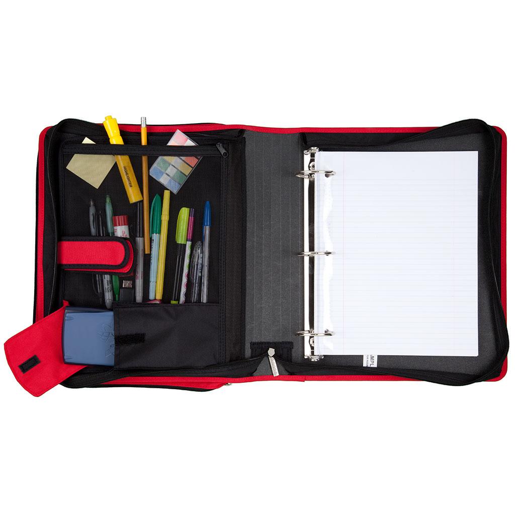 Five Star Zipper Binder Plus Multi Access File, 2Inch Capacity, 13.75 x 12.12 x 3.