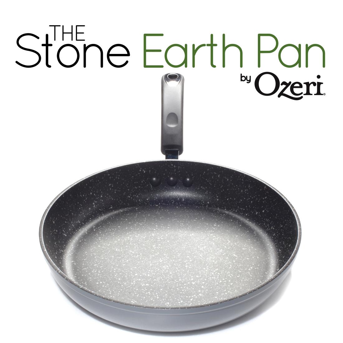 The Stone Earth Pan by Ozeri, with 100 PFOAFree Stone