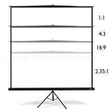 Tripod projection screen, venue screen, tripod screen, portable projection screens