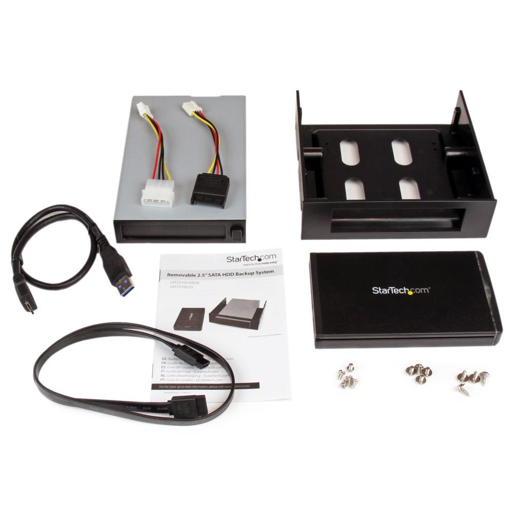 Removable 2.5 SATA Hard Drive Enclosure and
