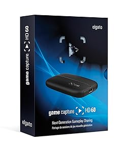 Comes with: Elgato Game Capture HD60, USB cable, HDMI cable,