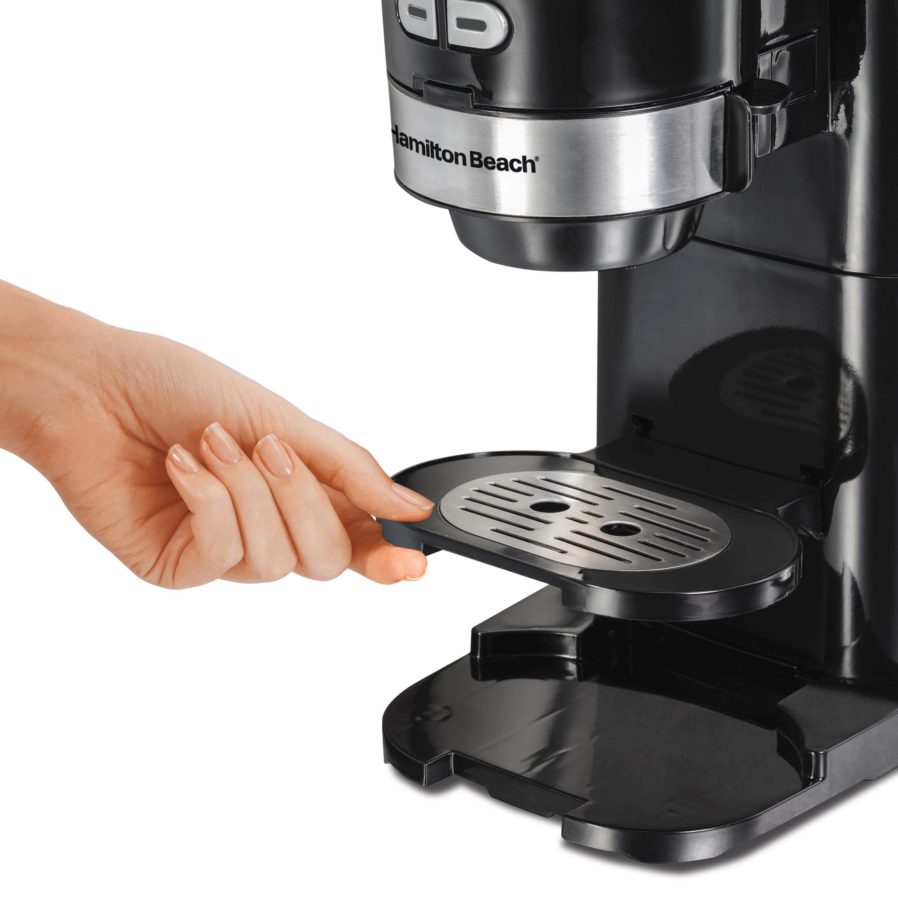 Hamilton Beach Coffee Maker Grind and Brew Single Serve Black (49989) Black