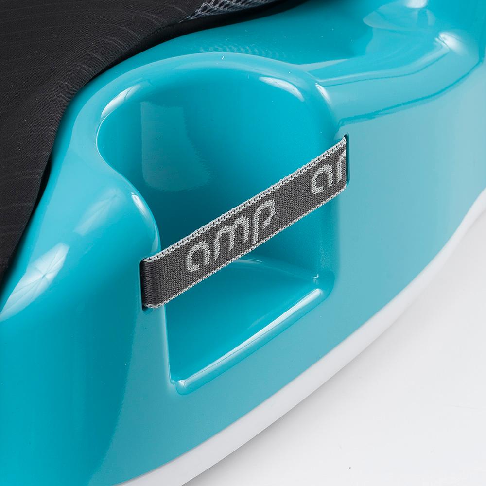 Evenflo Amp Performance No Back Booster Car Seat, Red