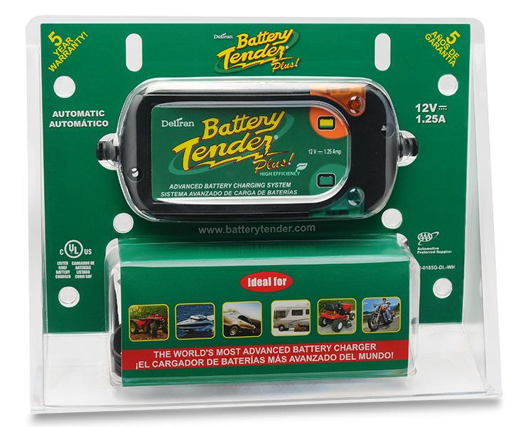 Battery Tender 0220185Gdlwh Black 12 Volt 1.25 Amp Plus