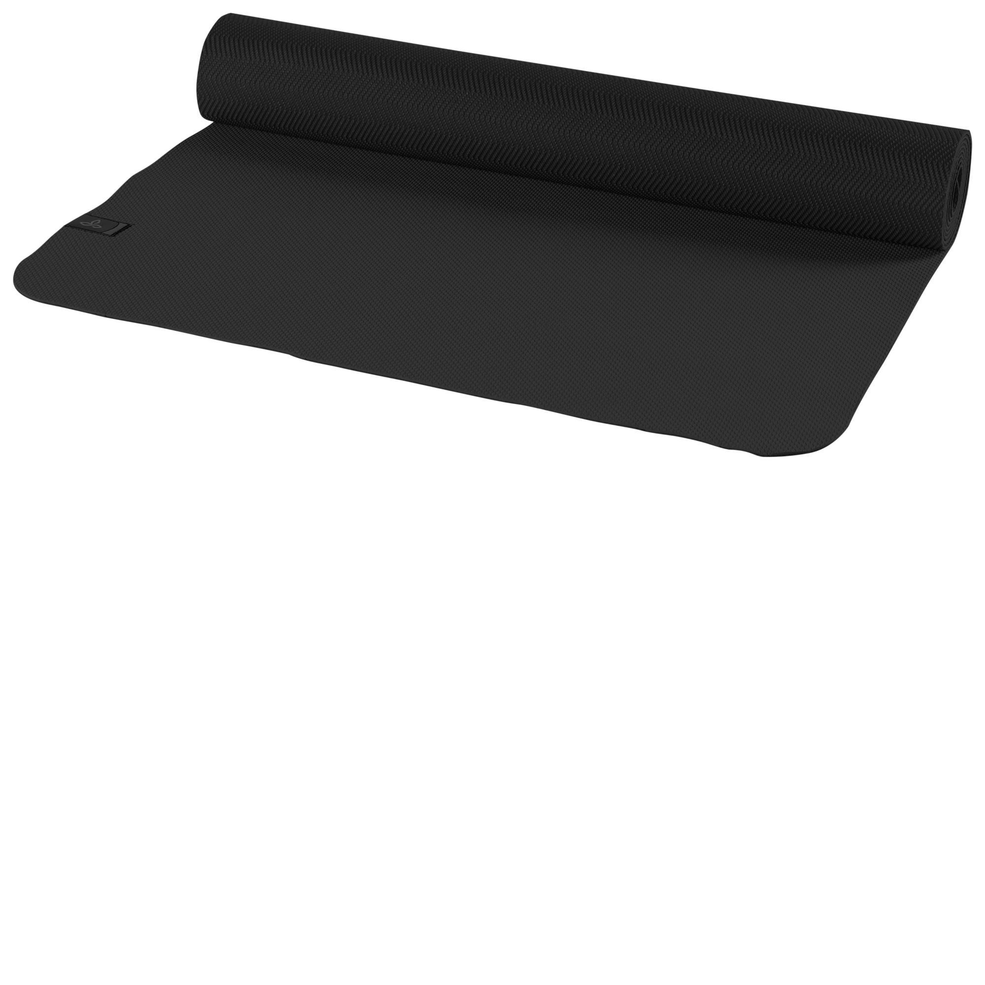 prAna E.C.O. Yoga Mat, Black, One Size Sports & Outdoors