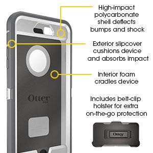 otterbox iphone 6 plus case 3-layer protection