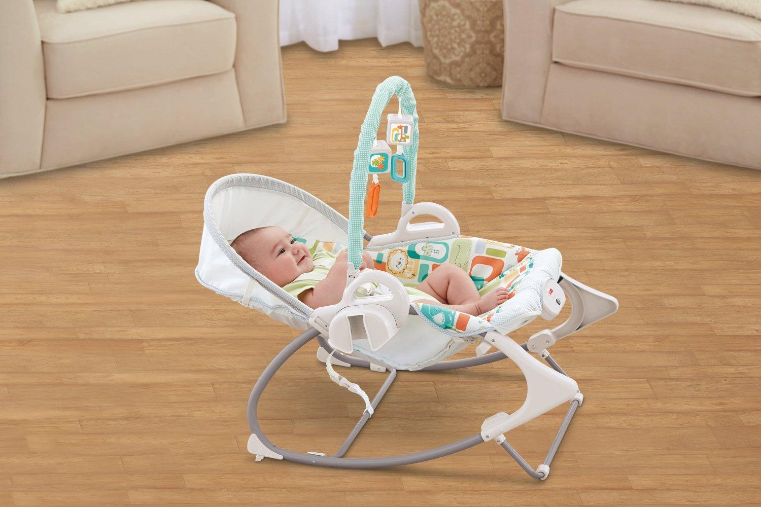 FisherPrice Smart Stages Power Plus 3in1 Swing N Rocker