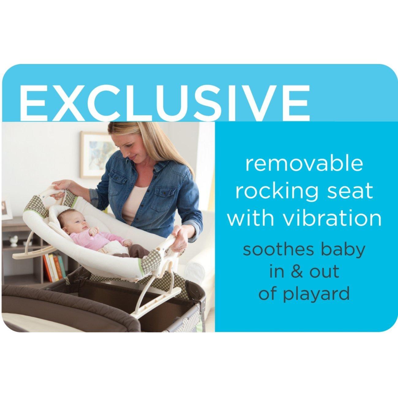 Graco Pack 'n Play Playard with Cuddle Cove Rocking Seat